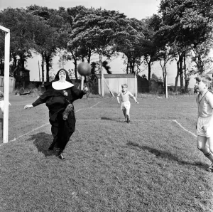 Sister Gabriel, chief coach, manager and trainer of the St Joseph