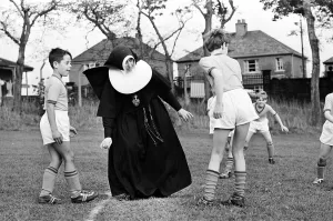 Sister Gabriel, chief coach, manager and trainer of the St Joseph