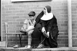 Sister Gabriel, chief coach, manager and trainer of the St Joseph