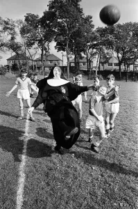 01432 Prints: Sister Gabriel, chief coach, manager and trainer of the St Joseph