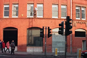 00775 Prints: Site of the famous Hacienda night club and music venue in Whitworth Street West