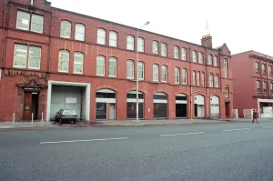 00775 Prints: Site of the famous Hacienda night club and music venue in Whitworth Street West