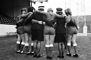 01500 Prints: Sixteen traffic wardens of the Shepherds Bush area have formed their own ladies football