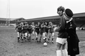 Sixteen traffic wardens of the Shepherds Bush area have formed their own ladies football