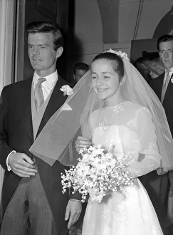 Sixteen year old Caroline Jayne Beuttler and husband Allan Clark 30 seen here after