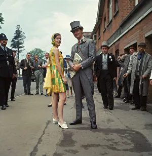 Sixties Fashion 1960s clothing Ascot Woman in yellow orange