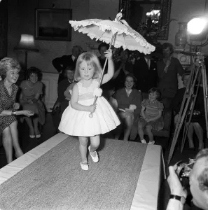 Parasol Prints: Sixties Fashion Children modeling their American designer clothes