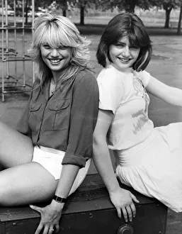 Siblings Prints: Sizzling beauties Ruth and Rachel Merrit kept the temperatures high at the Radio One Fun