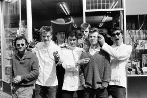 Ska group Madness pose ahead of the release of their new LP and single House of Fun