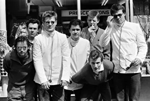 Ska group Madness pose ahead of the release of their new LP and single House of Fun
