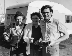 Skelton Beakers Club members, Graham Appleyard (left), Ann Scott & Barry Smith