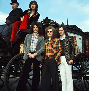 Tartan Prints: Slade (Dave Hill, Don Powell, Noddy Holder and Jim Lea) in Glasgow to promote their film