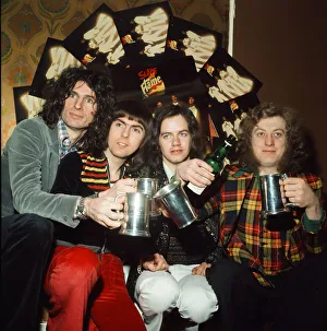01088 Prints: Slade (Dave Hill, Don Powell, Noddy Holder and Jim Lea) in Glasgow to promote their film