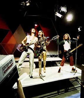 Slade - Pop Group seen here during rehearsals for the BBC television programme Top