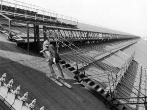 Roof Prints: How to slope off for a walk over the roof. This particular high minded exercise isn