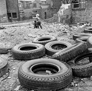 01035 Prints: Slum areas of Leicester. 18th October 1963