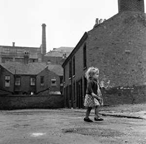 Slum areas of Leicester. 18th October 1963