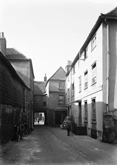 Outer London Prints: Slum clearance of Bakers Yard, Uxbridge to make way for the new Underground station