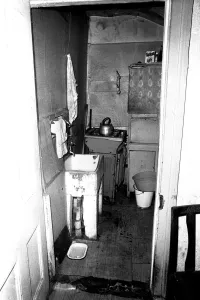 Slum and derelict housing in the West end of Newcastle 1 May 1970