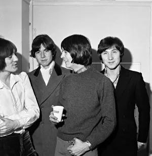 00807 Prints: The Small Faces pop group at the BBC Television studios at Lime Grove including Ian