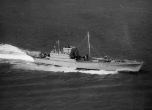 Small high speed vessels, manned by officers and men of the Merchant Navy