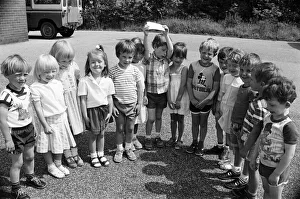 Smart scanner supporters are these children from Birchencliffe Playgroup
