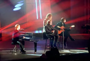 Take That at the Smash Hits Poll Winners Party where they won ten awards including best