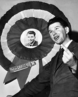 Smethwick election, Alderman Peter Griffiths at a press conference. 6th October 1964