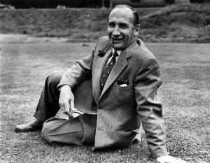 A Smile of Confidence. Ted Fenton, the manager of west ham football club
