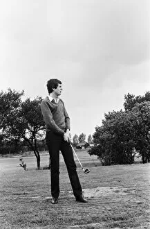 01262 Collection: Snooker player Steve Davis playing golf. 8th June 1981