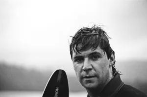 Snooker player Tony Knowles at his house near Lake Windermere in the Lake District