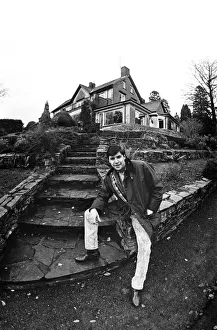 Snooker player Tony Knowles at his house near Lake Windermere in the Lake District
