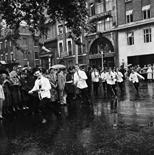 Soho Fair and Carnival started to-day with a record entry in the the Carnival procession