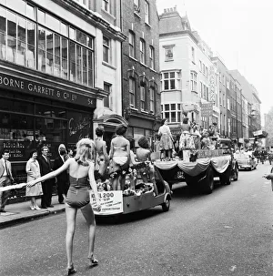 Soho Fair and Carnival started to-day with a record entry in the the Carnival procession