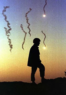 A soldier of the RAF 11 Regiment Number 11 Regiment ground troops have been deployed to