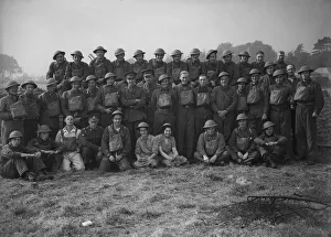 Soldiers of an anti aircraft battery at an un-disclosed location close to Birmingham