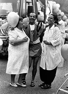 Song and dance filled the air as hundreds of people gathered at Toxteth