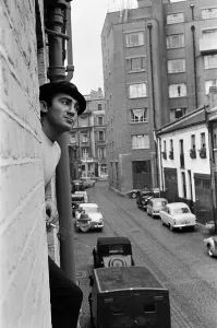 01512 Prints: Songwriter and composer Lionel Bart at his flat in South Kensington