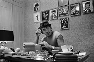 01512 Prints: Songwriter and composer Lionel Bart in his flat in South Kensington