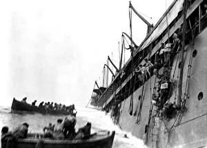 Sontay World War I May 1917 - French S. S. Sontay'torpedoed in Mediterranean