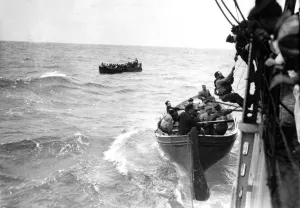Sontay World War I May 1917 - French S. S. Sontay'torpedoed in Mediterranean