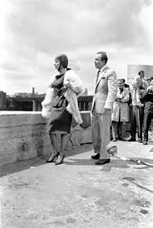 Sophia Loren filming The Millionairess'at London Bridge. June 1960 M4468-011