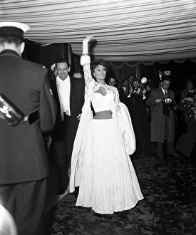 Sofia Prints: Sophia Loren at the Royal Premier, Odeon Leicester Square, London. 4th November 1957
