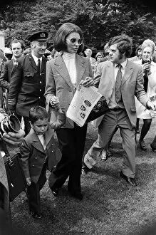 Images Dated 24th May 1973: Sophia Loren and her son, Carlo Ponti Jr. visit the West Midlands Safari Park at Bewdley