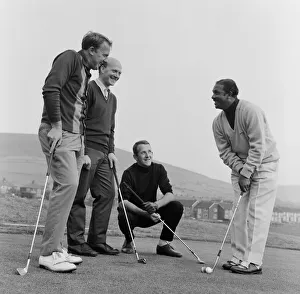 South African golfer Sewsunker Sewgolum at Stalybridge Stamford golf club where he