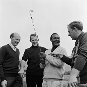 South African golfer Sewsunker Sewgolum at Stalybridge Stamford golf club where he