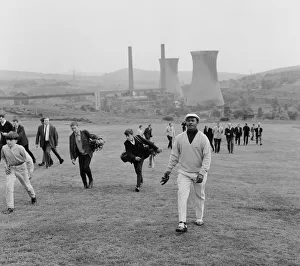 South African golfer Sewsunker Sewgolum at Stalybridge Stamford golf club where he