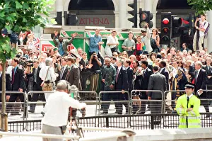 00289 Prints: South African President Nelson Mandela and Prince Andrew the Duke of York seen here