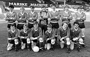 South Bank FC Juniors, the North Riding County FA Cup Winners. Front Row L-R A