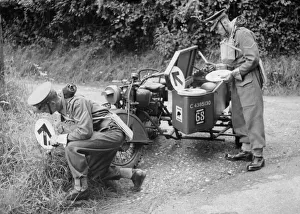 In the South Eastern Command it is the job of a mobile section off the Military Police to